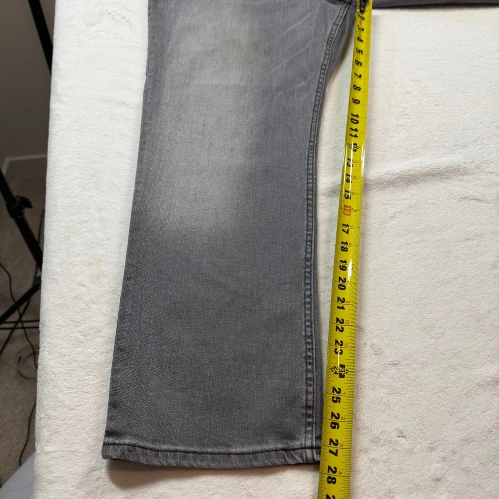 Red Ale by Alesbury Jeans Mens 40x30 Washed Grey Good Straight Leg MW20064-RX